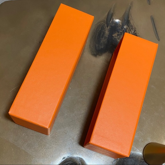 HERMES Paris Orange Box for Gift belt NEW 6" - Picture 7 of 7